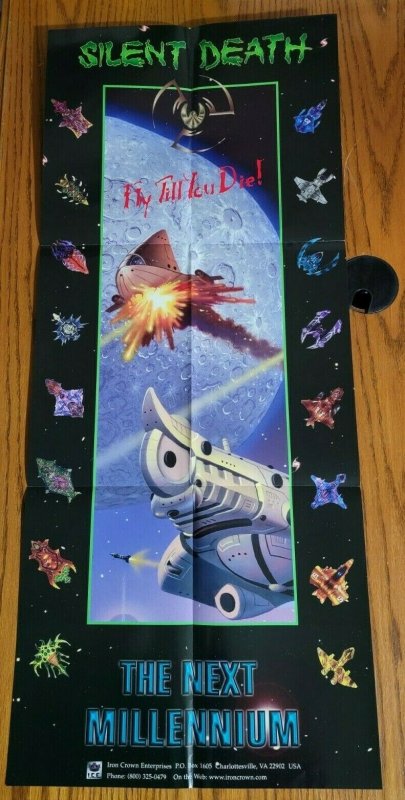 36 x 15 Fly Till You Die Silent Death Spaceship Promo Poster NO PIN HOLES NEW