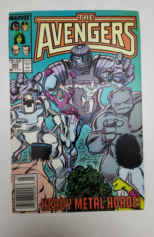 The Avengers #289 (1988) Newstand 1st Appearance of Kubik