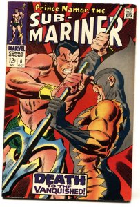 Sub-mariner #6 -- 1968 -- Marvel Comic Book -- Silver-Age -- FN/VF