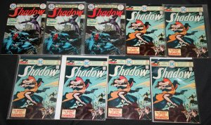 DC Bronze Age THE SHADOW 53 Comic Lot MOST FN-VF Dealer Lot #1-12 (SOME DUPES)