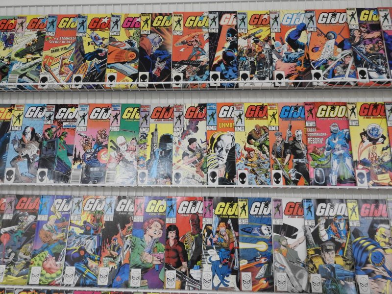 Huge Lot of 160+ Comics W/ G.I. Joe only!! Avg VF Condition!