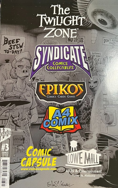 The Twilight Zone #3 2026 Kevin Stokes/Don Kunkei Store Exclusive IDW