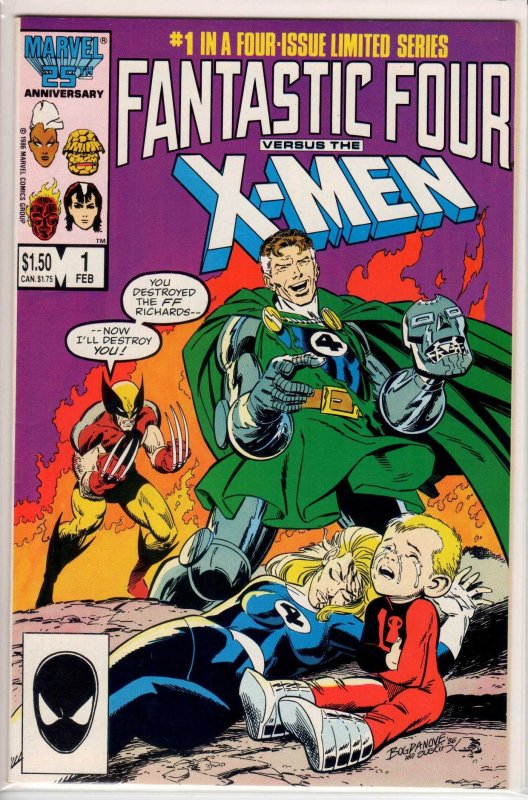Fantastic Four vs. X-Men #1 Direct Edition (1987) 8.5 VF+