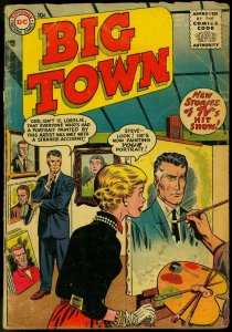 Big Town #35 1955- DC Comics- TV series- Artist cover G
