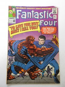 Fantastic Four #42 (1965) VG+ Condition moisture stain