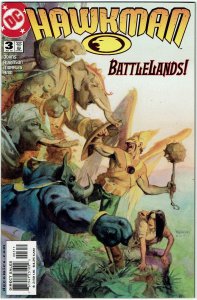 Hawkman #3 (2002 v4) Geoff Johns Hawkgirl NM