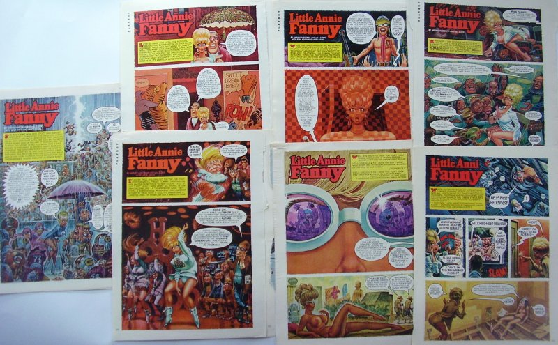 Annie Fanny 7 original playboy comics Set 8