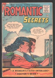 Romantic Secrets #5 1955-Charlton first issue - rare VG-