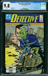 DETECTIVE COMICS #580 CGC 9.8 NM/MT TWO-FACE !!!