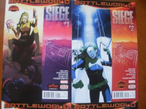 4 Marvel Secret Wars BATTLEWORLD SIEGE #1 #2 #3 #4 (Kang Fury Thanos Ben Grimm) 