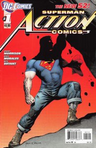 Action Comics #1 Second Print Cover (2011) Superman