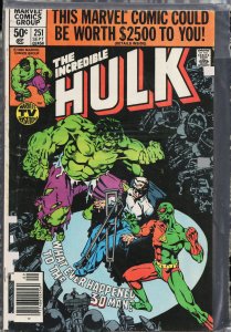 The Incredible Hulk #251 (1980) Hulk