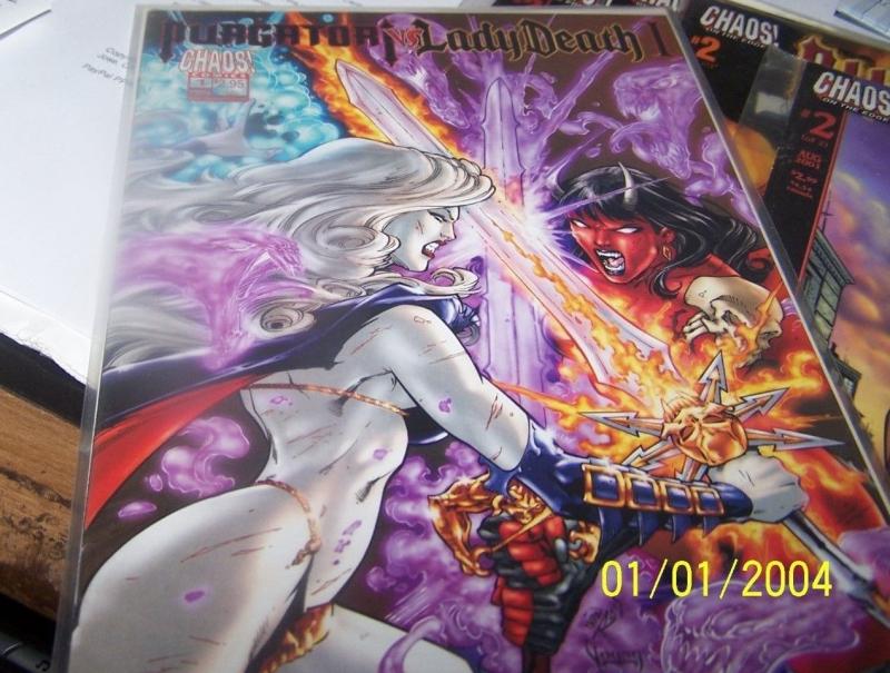 Purgatori vs. Lady Death #1 (Jan 2001, Chaos! Comics)