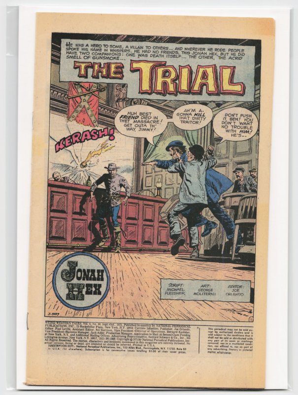 Weird Western Tales (1975) #30