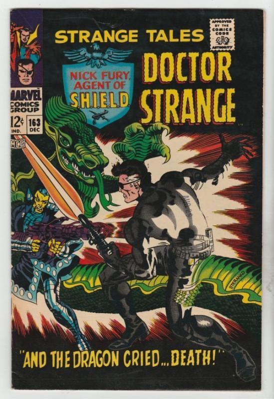 Strange Tales #163 Nick Fury  Dr. Strange strict VF/NM- 9.0 High-Grade  Richmond