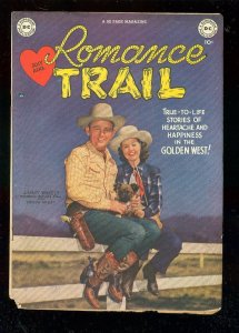 ROMANCE TRAIL #1 1949-DC WESTERN-JIMMY WAKELY PHOTO COV VG-