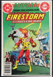 Fury of Firestorm Annual #2 Newsstand Edition (1984) Firestorm