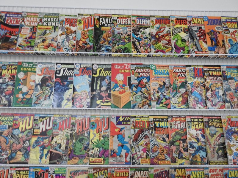 Huge Lot of 180+ Low Grade Comics W/ Spider-Man, Daredevil, Hulk, +More!