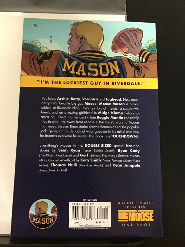 Big Moose, One-Shot Cover C Wilfredo Torres (2017) (VF+)