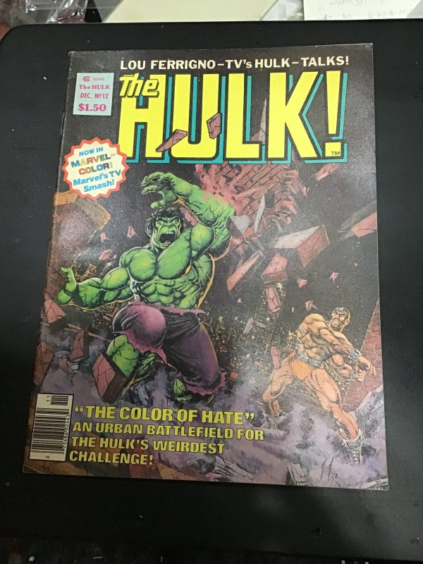 Hulk! #12 (1978) Moon Knight: embassy of fear! Back up story High-grade VF+ Wow