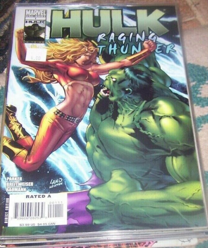 Hulk  ranging thunder #1  2010 marvel one shot 1st LYRA SHE-HULK II THOR
