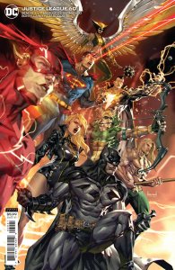 JUSTICE LEAGUE #60 CVR B KAEL NGU CARD STOCK VARIANT 