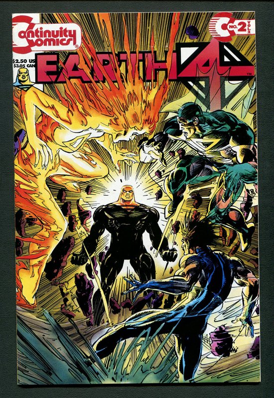 Earth 4  #1 #2 #3 SET ( 9.2 NM- ) Neal Adams Covers / 1994