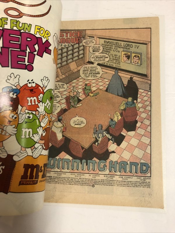 Justice League (1987)(DC) # 4 (NM) | Canadian Price Variant CPV