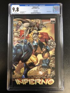 Inferno (2021) # 1 (CGC 9.8 WP) | Variant Edition Wraparound Cover | Census=15