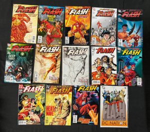 THE FLASH 1ST AND 2ND SERIES INCLUDES #1 (87), 54 COMICS MOST FN-VF