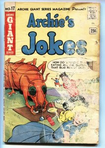 ARCHIE GIANT SERIES #17 comic book-1962-Giant Insect cover fr