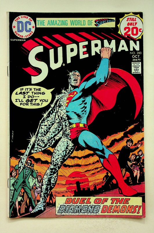 Superman #280 (Oct 1974, DC) - Fine
