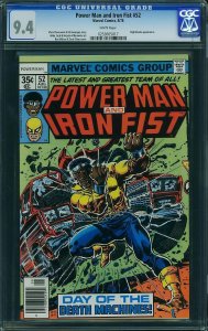 Power Man and Iron Fist #52 (1978) CGC 9.4 NM