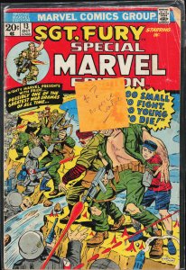 Special Marvel edition #13 (1973) Sgt. Fury
