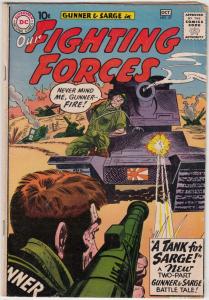 Our Fighting Forces #57 (Oct-60) VG+ Affordable-Grade Gunner