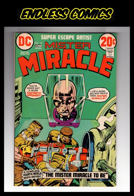 Mister Miracle #10 (1972) Big Barda! Jack KING Kirby! High Grade DC / HCA3