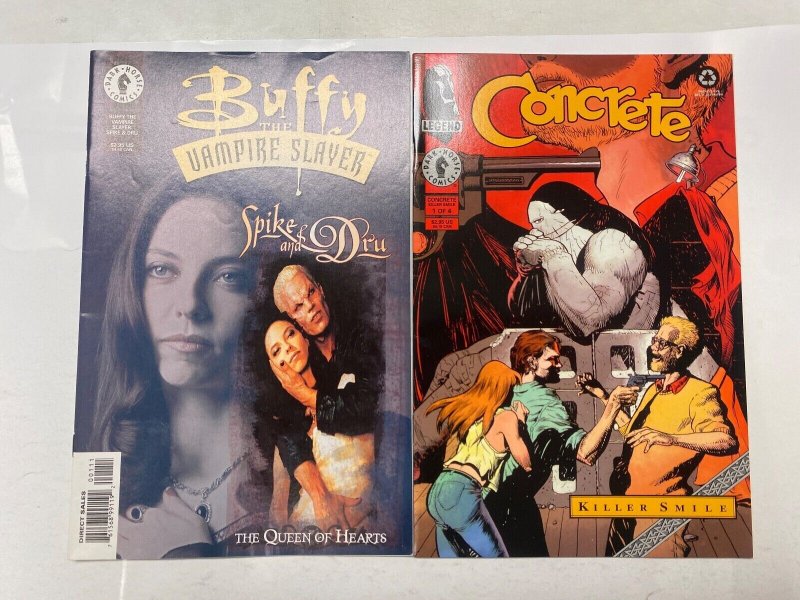 5 DARK HORSE comic books Buffy Vampire Concrete Cross Predator #2 4 26 KM18