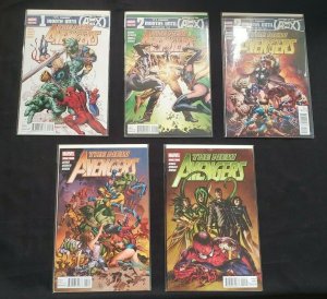 NEW AVENGERS 5PC (VF/NM) MIKE DEODATA, BRIAN MICHAEL BENDIS, LUKE CAGE 2012