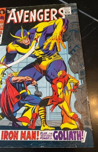 The Avengers #51 (1968)Thor/Goliath/Ironman