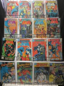 Detective Comics mit Batman (DC 1981-89) #502-598 Lot of 27Diff Moench Wagner