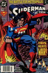 Action Comics #699 (Newsstand) FN ; DC | Superman This Means War