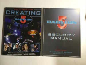 Creating Babylon 5 and Security Manual Oversized Pair Near Mint Del Rey