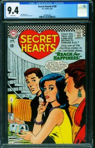 Secret Hearts #120 CGC 9.4 1967 JAY SCOTT PIKE DC Romance 2039902002