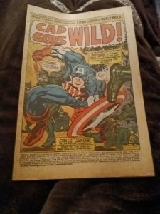 CAPTAIN AMERICA #106 CAP GOES WILD! 1968 marvel comics silver age jack Kirby lee