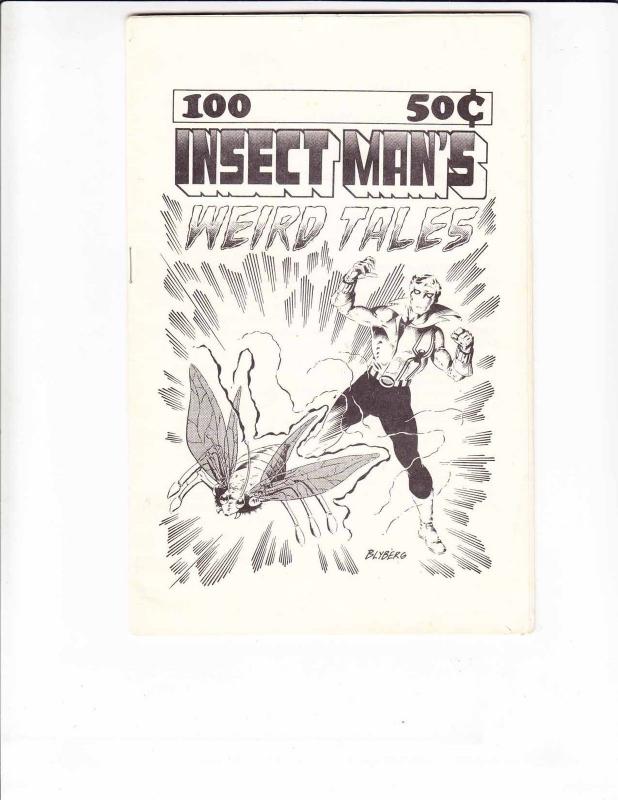 Insect Man's Weird Tales #100 FN willie blyberg cover - rare indy comic - mini