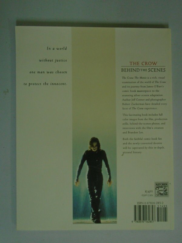 The Crow The Movie SC 8.0 VF (1994 1st Printing Kitchen Sink)