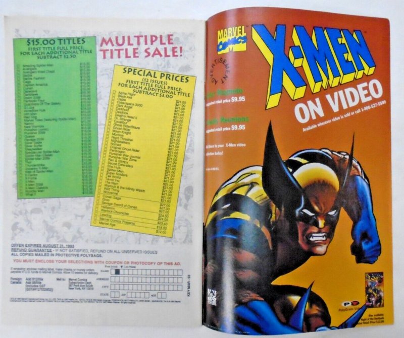 *Avengers West Coast #94 VF; 1st Jim Rhodes as War Machine!