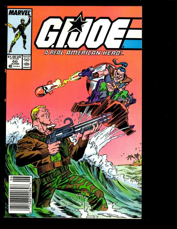 12 GI Joe Comics Marvel # 31 53 58 43 55 56 57 59 60 61 62 63 Snake Eyes DS1