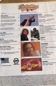 EasyRiders magazine-4/1989(adult) feature about Gary Busey