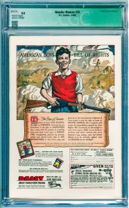 Wonder Woman #28 (1948) CGC Qualified 8.0! White Pages! Page 7 missing